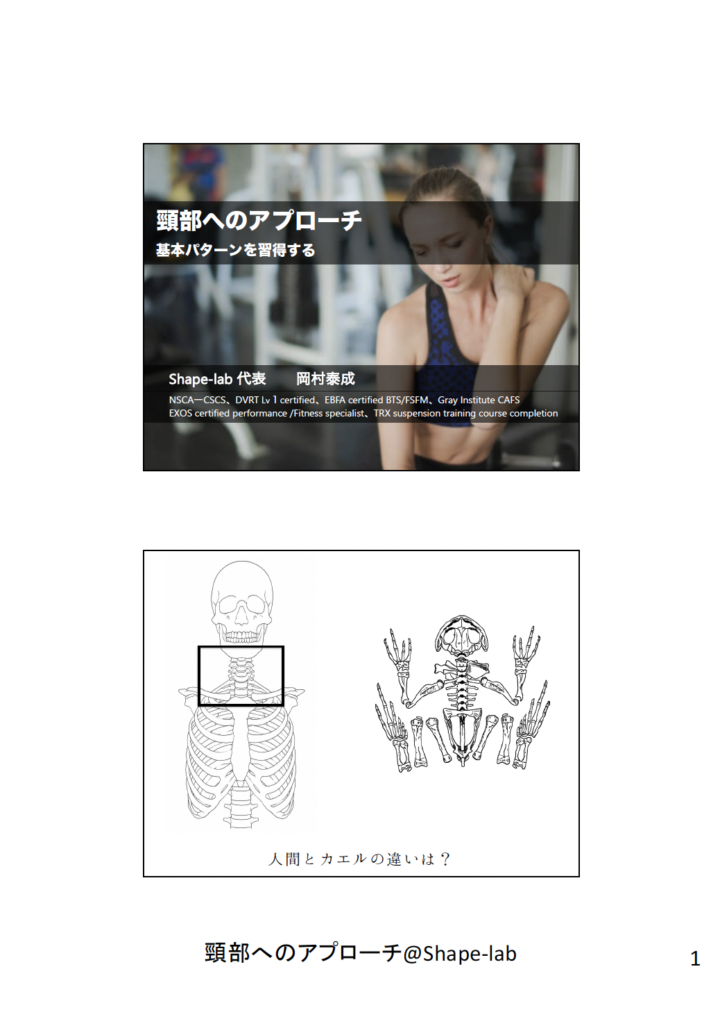 頸部へのアプローチ〜基本パターンを習得する〜 - 画像 (2)